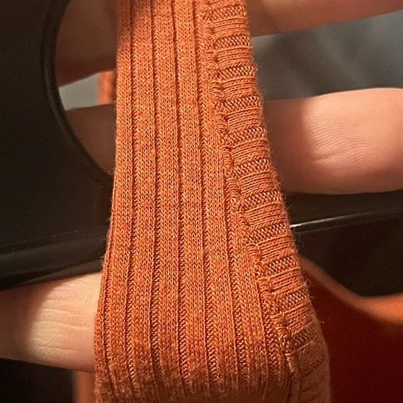 Heart and Hips Elegant Rust Sleeveless Dress - Picture 5 of 5